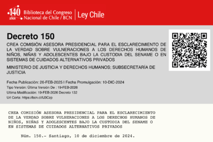 Decreto actualiza mandato de la Comisión Verdad y Niñez y prorroga su funcionamiento